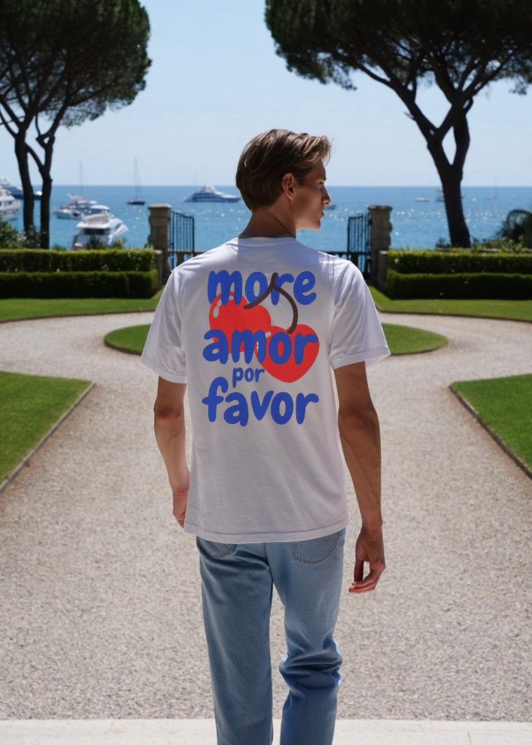 more amor por favor tee